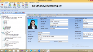 Phần mềm kết nối máy chấm công từ xa qua mạng